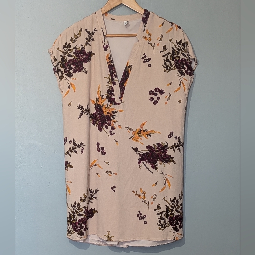 Gentle Fawn Floral Shift Dress Women's Medium Boho Cottagecore